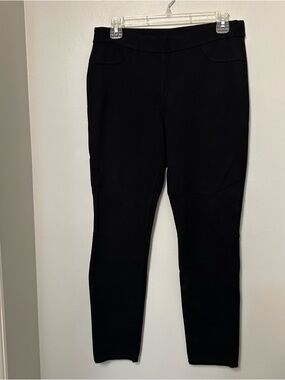 Max Studio Pull On Pants Women’s Large Legging Black Stretch Casual Minimalist